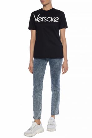Logo-embroidered t-shirt, zdjęcie 2 Logo-embroidered t-shirt od Versace